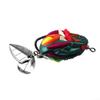 Soft Thunder Frog Lure with 3D Eyes and Natural Colors for Freshwater Bass, Snakehead, Salmon & Musky (G) view 1