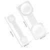 POPETPOP Clear Optical Lenses, 3-/4-Piece Acrylic Magnifying Lens Set for Telescopes, DIY Projects, and Stargazing view 2