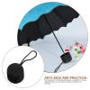 Healeved Black Ergonomic Plastic Replacement Handle for Folding Umbrella view 2
