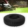 Kuuleyn Pneumatic Rubber Tires, Trolley Tire Replacement, Inflatable Inner and Outer Tires for Trolley Lawn Mowers, Curved Valve view 4