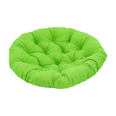 Wswqop Round Chair Cushion, Garden Seat Cushion, Armchair Cushion, Office Chair Cushion and Hammock Cushion, Soft Polyester, Green