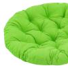 Wswqop Round Chair Cushion, Garden Seat Cushion, Armchair Cushion, Office Chair Cushion and Hammock Cushion, Soft Polyester, Green view 2