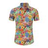Men's Hawaiian Shirt, Short-Sleeve Retro Party Shirt view 2