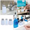 UKCOCO 3-Pack White Plastic Refillable Push-Dispensing Bottles view 4