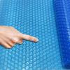 EXTRWORY Round Pool Cover, Solar Heating Film, Blue view 3