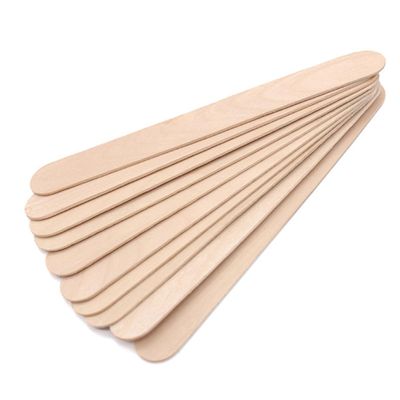 Yellow Tongue Depressor for Cosmetics and Hair Removal