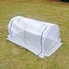 Vibsky PVC Tunnel Greenhouse Cover for Garden Plants, White, 120 x 60 x 50 cm view 2