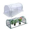 Vibsky PVC Tunnel Greenhouse Cover for Garden Plants, White, 120 x 60 x 50 cm view 4