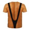 Ugly T-Shirts for Men, Chest Hair Muscle Shirt, Fun Oversized T-Shirt view 2