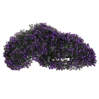 RUNROTOO 1-Piece Artificial Green Grass Topiary Ball