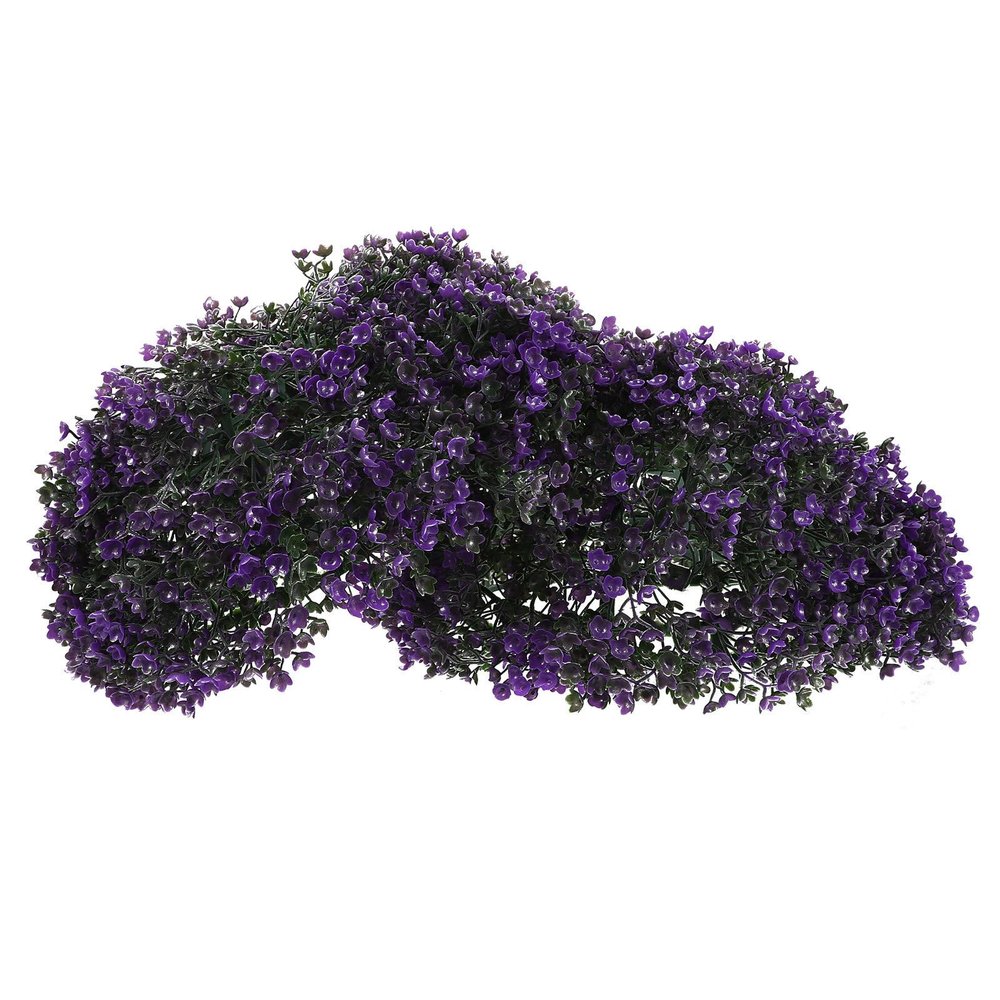 RUNROTOO 1-Piece Artificial Green Grass Topiary Ball