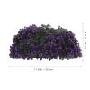 RUNROTOO 1-Piece Artificial Green Grass Topiary Ball view 2