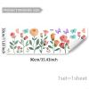 SMZhomeone 1-Piece Rose and Butterfly Window Decal, Whimsical Floral Sticker with Double-Sided Visibility, Waterproof PVC Sticker for Spring Home Decor, 89 x 296 cm view 2