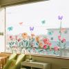 SMZhomeone 1-Piece Rose and Butterfly Window Decal, Whimsical Floral Sticker with Double-Sided Visibility, Waterproof PVC Sticker for Spring Home Decor, 89 x 296 cm view 3