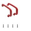 Aluminum Alloy Collision-Protection Bar for DJI Avata 2, Gimbal/Lens Protector, Black/Red, 15 × 11 × 1 cm view 1