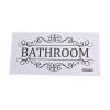 Bathroom Rules Sign, Vinyl Wall Sticker view 1