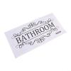 Bathroom Rules Sign, Vinyl Wall Sticker view 3