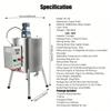 HaiZethonic Electric Heating and Mixing Filling Machine, 100–500 g, 8 mm Nozzle, 15 L/4 gal view 4