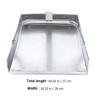 HOOWIFFY Stainless Steel Handheld Dustpan for Kitchen and Table view 2