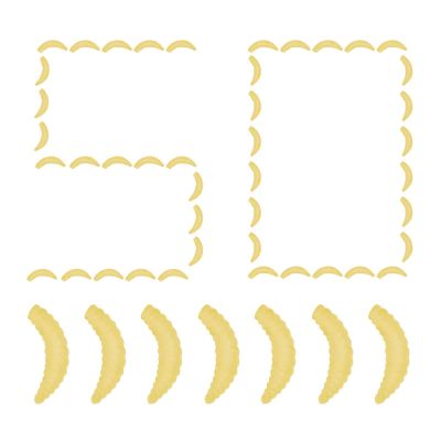 50-Piece Simulated Floating Bread-Worm Fishing Bait