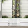 BEAZOOM Transparent 4-Tier Greenhouse Cover, 69 x 49 x 158 cm, Durable PVC, UV Protection, Weather-Resistant, Without White-Green view 4