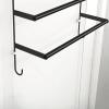 Tsophreniq 24-Inch Over-the-Door Stainless Steel Towel Rack for Bathroom and Kitchen view 2