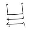 Tsophreniq 24-Inch Over-the-Door Stainless Steel Towel Rack for Bathroom and Kitchen view 3