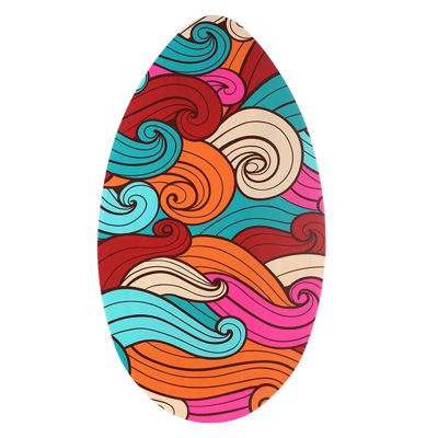 SunsoilGiant Wooden Skimboard for Beginners and Advanced Riders, Smooth Surface, Stable Multilayer Construction
