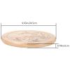 Zerodeko Round Replacement Seat for Bar Stools, Khaki, Simple Design view 2