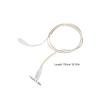 LED Tube Connector Cables, 3-Pin, Double-Ended, 10-Pack, 100 cm, White view 2