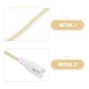 LED Tube Connector Cables, 3-Pin, Double-Ended, 10-Pack, 100 cm, White view 3