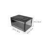 GALPADA Transparent Folding Shoe Storage Box view 2