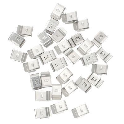 30-Piece Stainless Steel Solar Panel Cable Clips