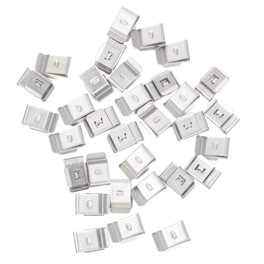 30-Piece Stainless Steel Solar Panel Cable Clips
