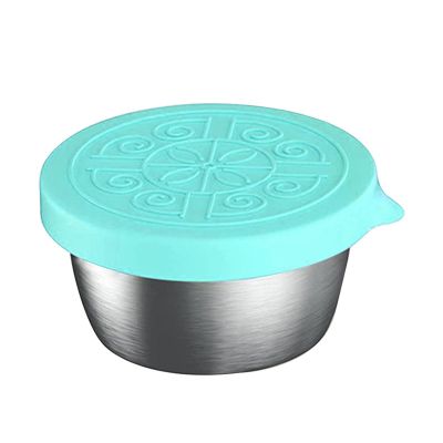 Uonguon Portion Cups with Lid - Stainless Steel Dip Sauce Cups