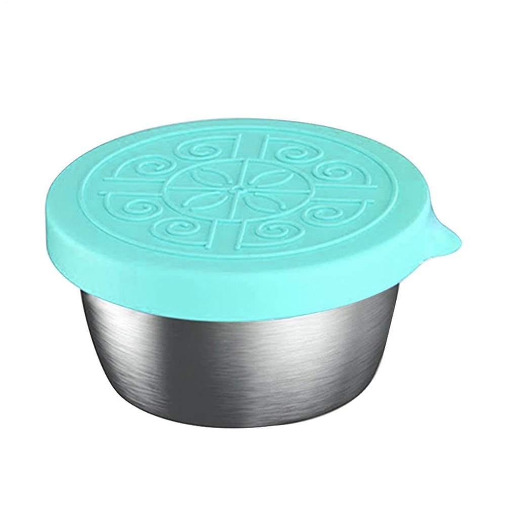 Uonguon Portion Cups with Lid - Stainless Steel Dip Sauce Cups