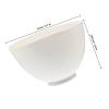 500 mL Round PP Mask Mixing Bowl, White, 1-Piece Set view 2