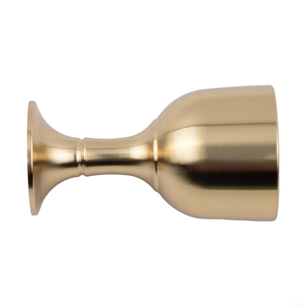 Brass Stem Wine Glass
