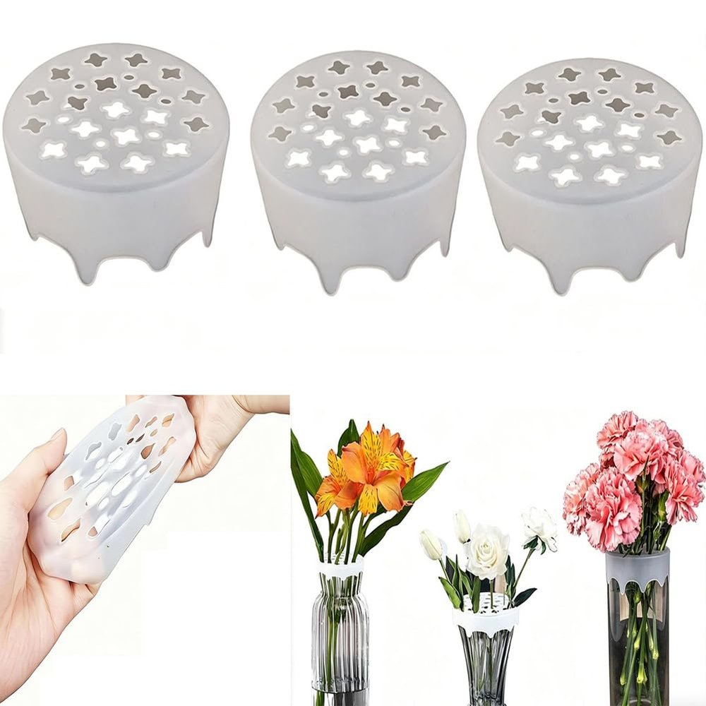 Expandable Silicone Flower Arrangement Tool (3 Pieces)