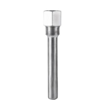Kadimendium Stainless Steel Thermowell for Temperature Sensors and Thermometers, 1/2-Inch NPT Thread for Brew Kettles