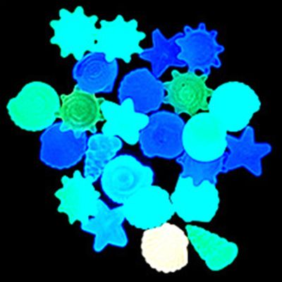300 Colorful Glow-in-the-Dark Resin Pebbles