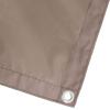 vidaXL Balcony Privacy Screen 180 x 700 cm Fabric with PU Coating Taupe view 4
