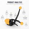 Manual Sealless Steel Strapping Tool for 13–19 mm Straps, 0.38–0.58 mm Thick view 2