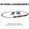 HO Scale F7 Diesel Locomotive Model Train Set with Metal Tracks and Remote Control view 3