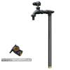 Generic 24-Inch Frost-Proof Outdoor Water Faucet, Robust Black Hydrant for Vertical Garden Irrigation view 1