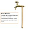 Generic 24-Inch Frost-Proof Outdoor Water Faucet, Robust Black Hydrant for Vertical Garden Irrigation view 3