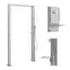 Massbinet Garden Shower with Shower Head, Adjustable Temperature, Stainless Steel, Double Nozzles view 1