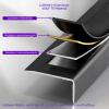 Coayuou L-Shaped Aluminum Metal Corner Guard, 90 cm x 3, Wall and Tile Edge Protector, Matte White, 10 x 60 mm view 4