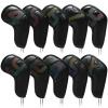 Golf Iron Head Covers, 10-Pack, PU Leather, Wedge Covers view 2