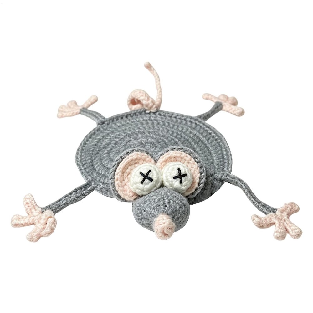 Crochet Turtle Coaster Rug